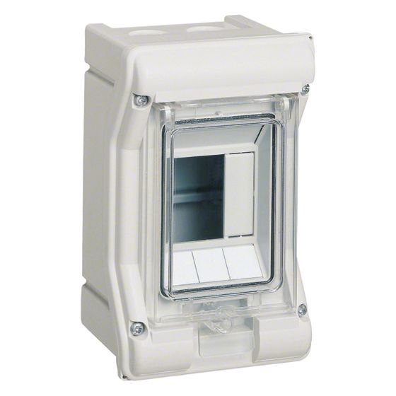 hager Kleinverteiler, vector, APV, IP65, 3PLE, mit Einführungstüllen