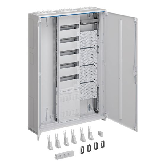 hager Systemschrank Multimedia, univers Z, 1100x800x205 mm, SKII, IP44, VF-5rh/APZ