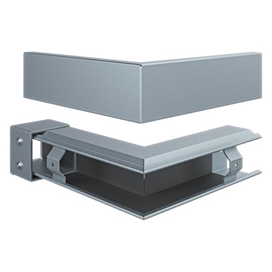hager Außeneck Brandschutzkanal FWK-Plus 60x60 mm Stahl verzinkt