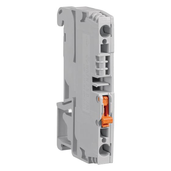 hager Messertrennklemme 2,5mm2,630V-20A,grau, Stecktechnik