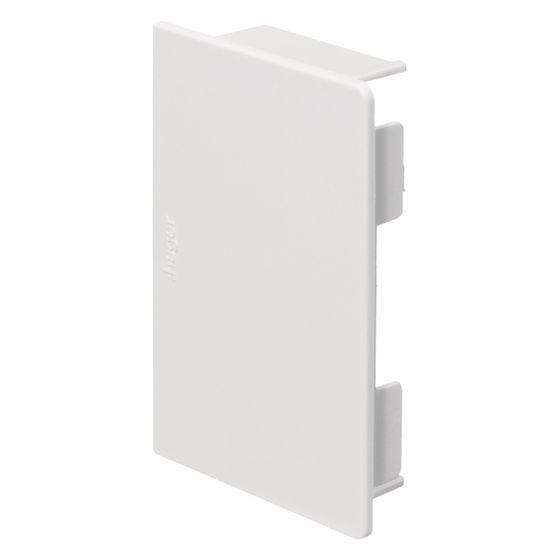 hager Endstück halogenfrei zu Leitungsführungskanal LF/LFH 60x90 mm verkehrsweiß
