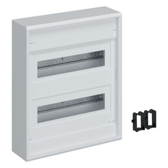 hager Kleinverteiler volta, Aufputz, 2x12 PLE, IP30, Schutzklasse II, ohne Tür