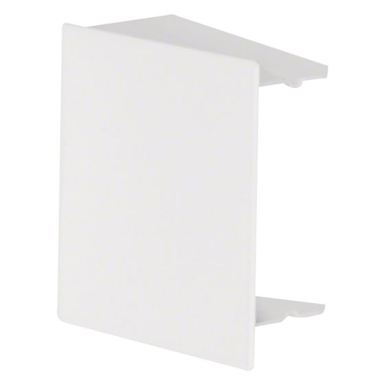 hager Endstück aus Stahlblech zu Leitungsführungskanal LFS 60x60mm verkehrsweiß
