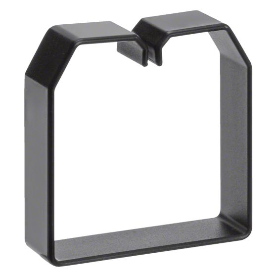 hager Klammer aus PVC zu Verdrahtungskanal LKG 75x75mm steingrau