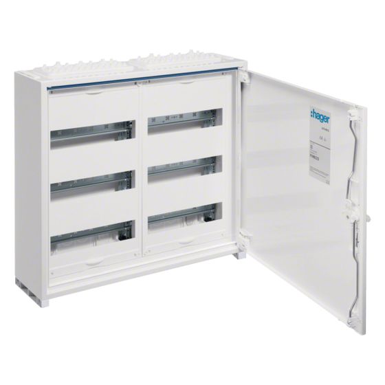 hager Feldverteiler Aufputz, 500x550x161, univers, IP44, SKII, 72PLE, QuickConnect
