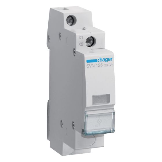 hager LED Leuchtmelder klar 230V AC 1PLE