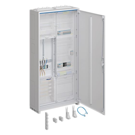 hager Komplettschrank univers Z 1100x550x205mm SKII IP44 1ZP/VF-5rh/APZ 2-feldig