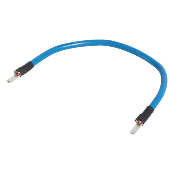 hager Kabelbrücke NYAF 10 mm2, Länge: 250mm, Stift / Stift , Farbe: Blau