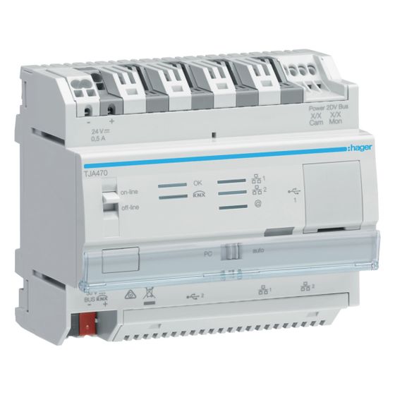 hager domovea expert mit easy, IoT und Access Gate, KNX IP Gateway, EIB-Server