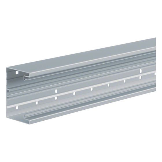 hager Brüstungskanal-Unterteil frontrast BRA 68x100mm, OT 80mm, aus Alu natureloxiert