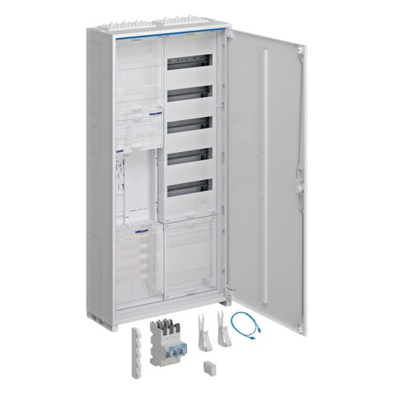 hager Komplettschr., univ.Z 1ZP RES BKE-I VT5 APZ SLS 63A, ESA, 1100x550x205 mm, IP44