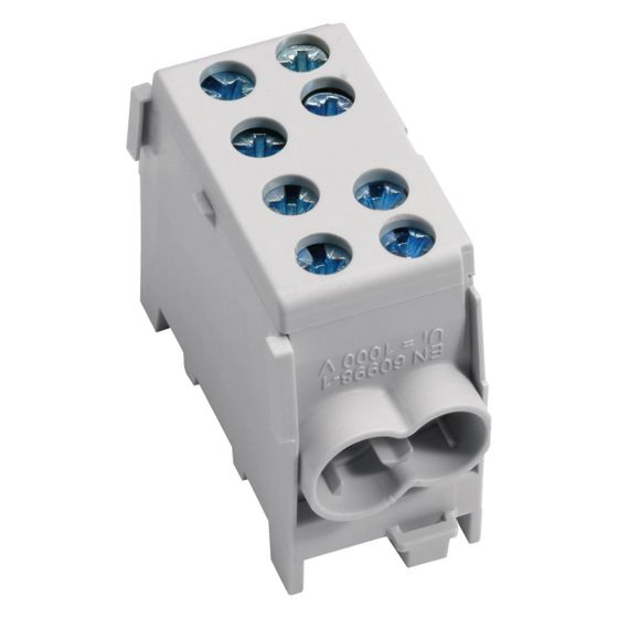 hager Hauptleitungsabzweigklemme 1-polig, HAKL, 2x35mm2 - 2x25mm2, IP20, Farbe: Grau