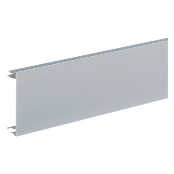 hager Brüstungskanal-Oberteil zu BRA, Aluminium eloxiert, 80x2000mm, Verkehrsweiß