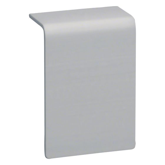 hager Schnittkaschierung halogenfrei zu Sockelleistenkanal SL 20x55mm Dekor Aluminium
