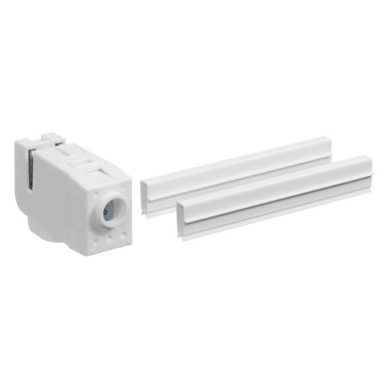 hager Nachrüstset m. SaS-Klemme isoliert, für PE-schiene 12x5 mm