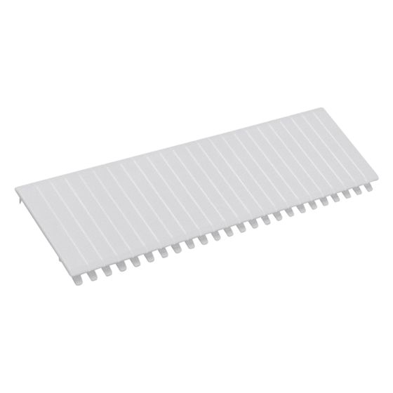 hager Hutschienenabdeckung, Abdeckstreifen, univers Z, 219 mm, für 12 PLE, brechbar