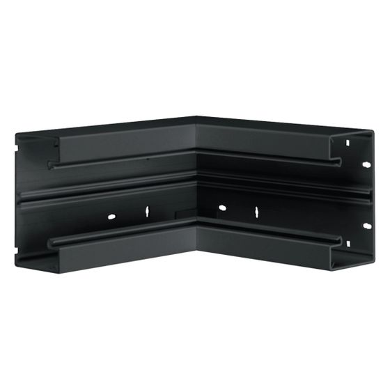 hager Inneneck aus Grundprofil zu BR 68x130mm Oberteil 80mm in graphitschwarz