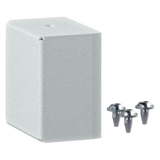 hager Endplatte für Brandschutzkanal FWK-Plus 60x60 mm weiß pulverbeschichtet
