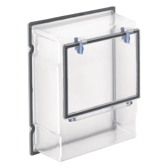 hager Zählerfeldabdeckung, Zubehör, IP54, 300 mm, Klarsicht, mit Tür, für EHZ u. TSG
