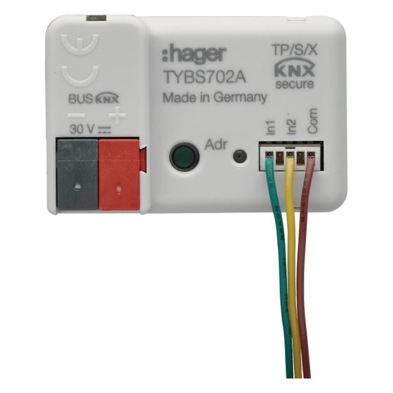 hager Binäreingang 2-fach, KNX Secure, UP