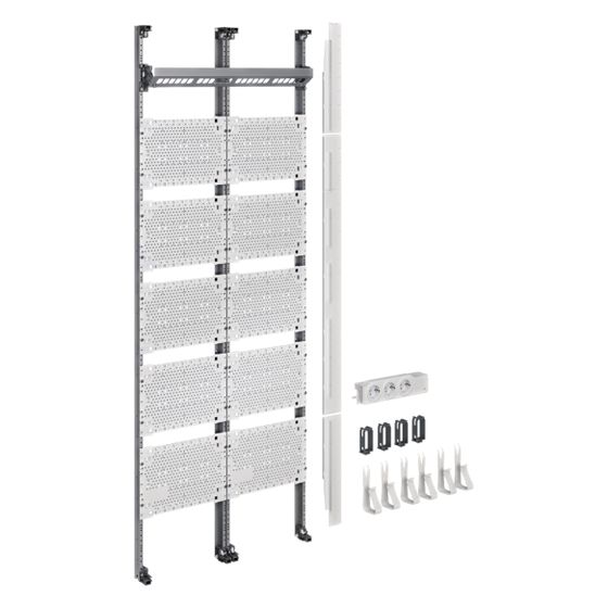 hager Komplettfeld Multimedia, univers Z, 1350 mm, 2-feld, ohne Patchmodule
