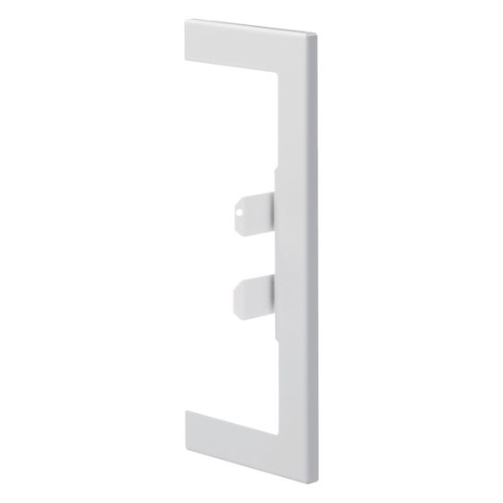 hager Wandanschlussblende zu BR/H/N/A/S 68x170 mm OT 80 mm aus Stahlblech verkehrsweiß