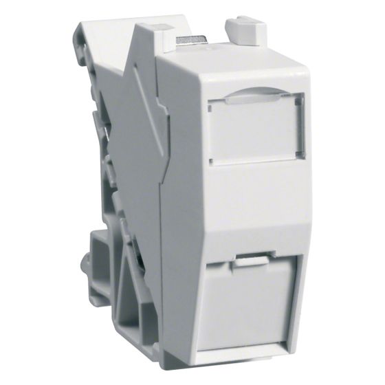 hager RJ45 Modul (E-Dat), universal, REG 8(8) IP20 Cat. 6A, RJ45