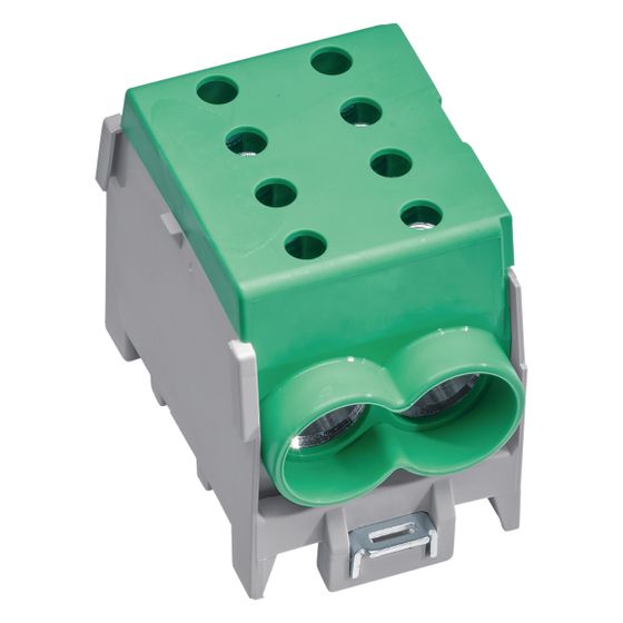 hager Hauptleitungsabzweigklemme 1polig, 4x70mm2, IP20, Farbe: Grün