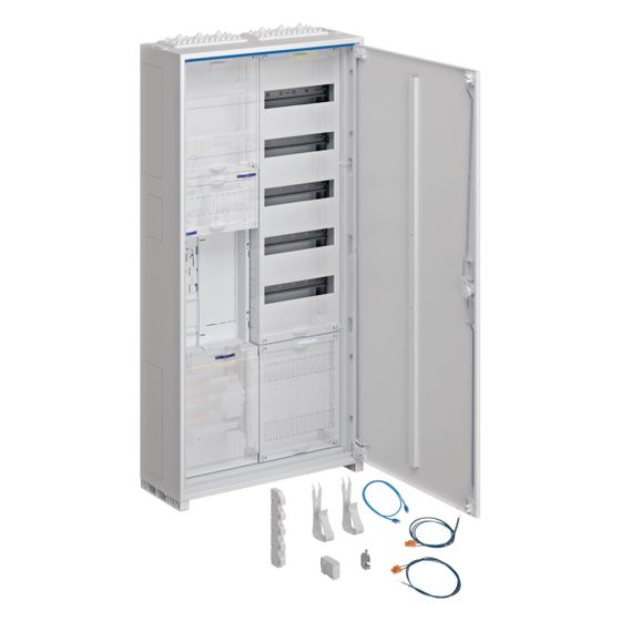 hager Komplettschrank, univers Z, 1 ZP BKE-I, APZ, VT5, H 1100 mm, 2-feldig