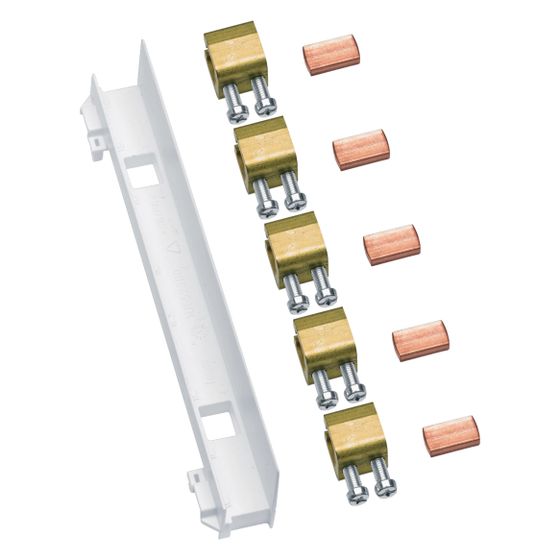 hager Sammelschienenverbinder, universZ, Feld/Feld, 5-polig, CU 12x10mm, 315A