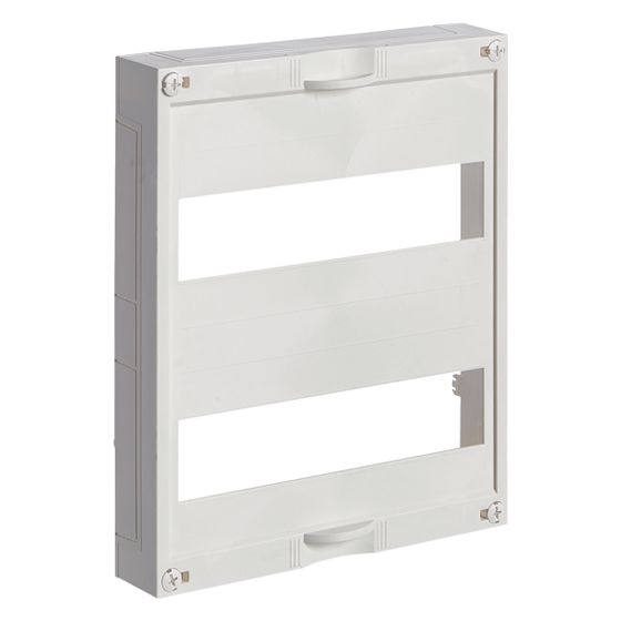 hager Berührungsschutzabdeckung, universN, 300x250mm, 2x 12PLE, Schlitzabstand 125mm