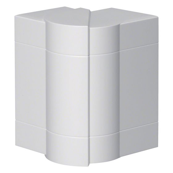 hager Außeneck, einstellbar zu BR/H/N/A/S 68x130 mm Oberteil 80 mm hfr verkehrsweiß