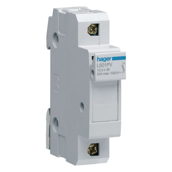 hager DC-Sicherungstrennschalter, 1polig, 1000V, L38
