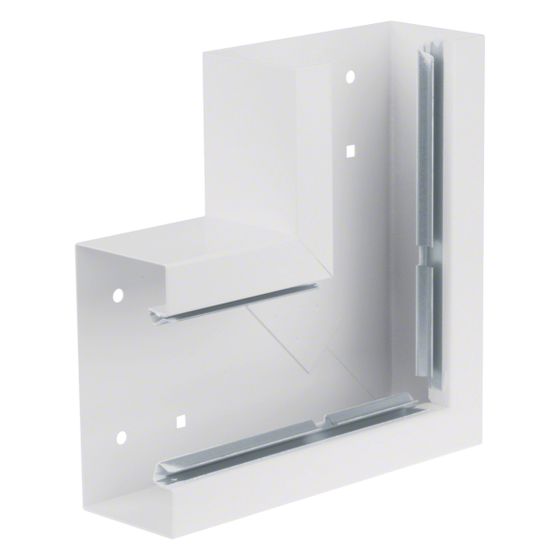 hager Flachwinkel aus Grundprofil BRS 68x130 mm Oberteil 80 mm Stahlblech verkehrsweiß