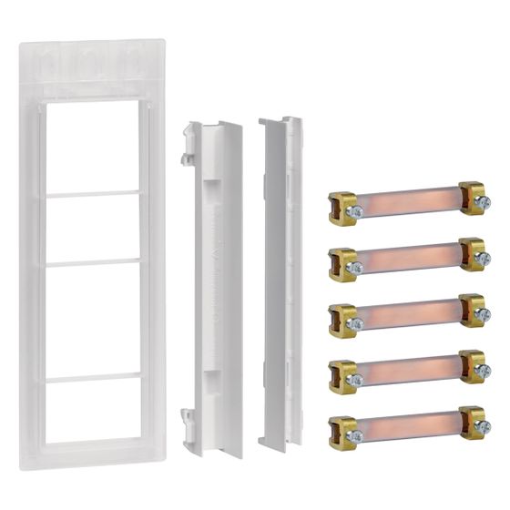 hager Sammelschienenverbinder, univers Z, Schrank/Schrank, 5-polig, CU 12x5 mm, 250A