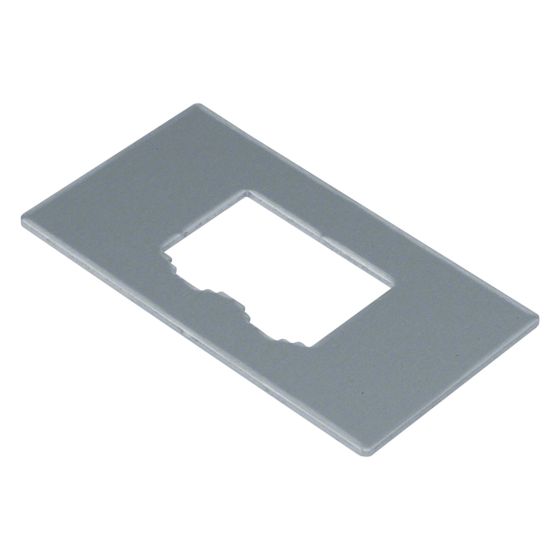 hager Montageplatte f. Geräteträger GTVD200/300 Datenmodul 2xRJ45 19,5/21,7x14,85mm