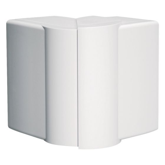 hager Außeneck einstellbar halogenfrei zu LF/LFF/LFH 60x90mm verkehrsweiß