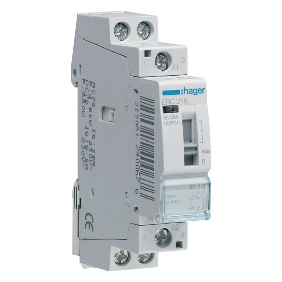 hager Installationsrelais 16A 2S 230V