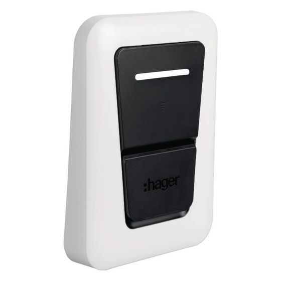 hager Zierblende verkehrsweiß 9016 Ladestation witty one plus pro mit Ladesteckdose