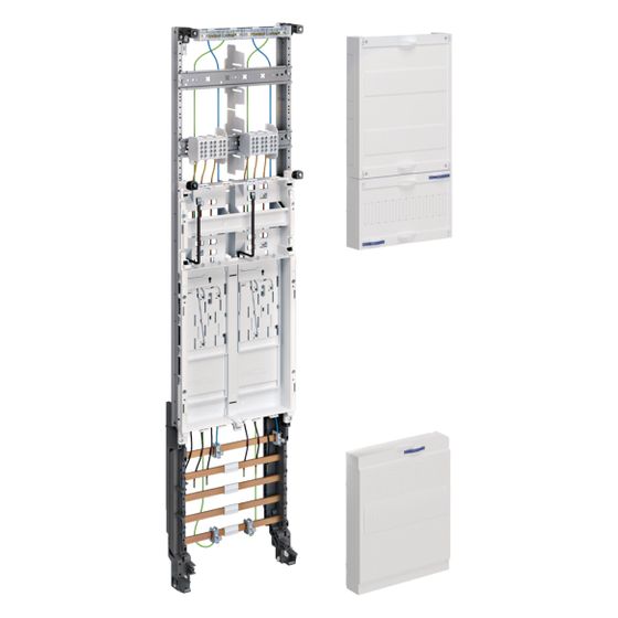 hager Komplettfeld, univers Z, 2 Zählerplätze, BKE-I, OKK, H 1050 mm, 1-feldig