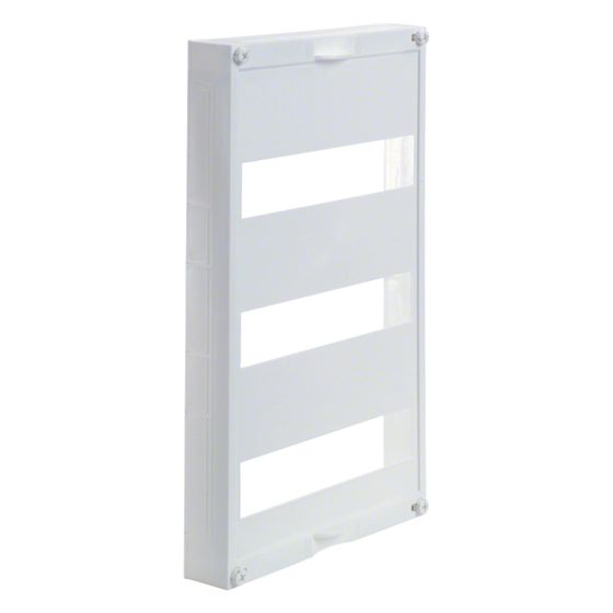 hager Berührungsschutzabdeckung, universN, 450x250mm, 3x 12PLE, Schlitzabstand 125mm