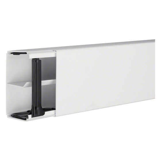 hager Leitungsführungskanal PVC, LF 60x110mm mit Trennwand, verkehrsweiß
