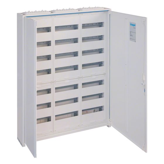 hager Feldverteiler Aufputz, univers, IP44, SKII, 252PLE, 1100x800x161mm, QuickConnect