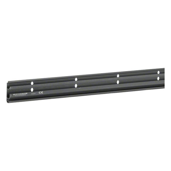 hager Sockelleistenkanal-Unterteil, PVC Recyclat 30%, SL 20x55mm, 2 Kammern, schwarz