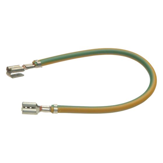 hager Erdungsleitung steckbar Länge 150mm grün-gelb