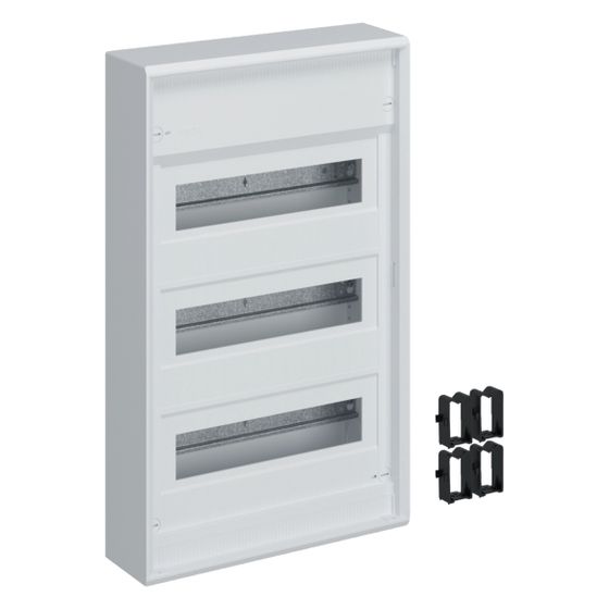 hager Kleinverteiler volta, Aufputz, 3x12 PLE, IP30, Schutzklasse II, ohne Tür