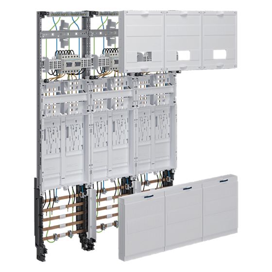hager Komplettfeld, universZ, 1050mm, 6 ZP,eHZ, 3-feld, Ausführung NRW,SH,HH,MV,Avacon