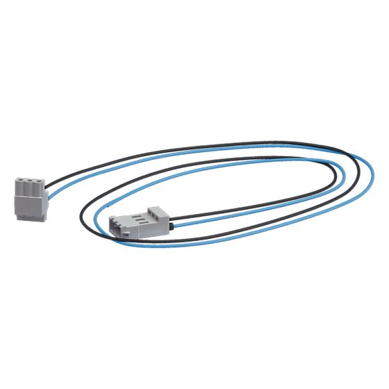 hager Leitung für SABO, universZ, 800mm, sw/bl, Stecker/Buchse, VPE 1 Stück