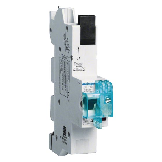 hager SLS-Schalter 1 polig E-Charakteristik 35A für Sammelschiene QuickConnect