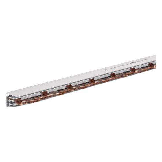 hager Phasenschiene 3 polig mit Gabelanschluss 16mm2 80A 57 Module